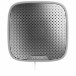 STREETSIREN-FIBRA-W - Sirena da esterno cablata, potenza sonora regolabile tra 85 e 113 dB, colore bianco - AJAX