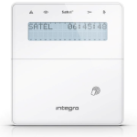 INT-KLFR-W - Tastiera LCD con lettore di prossimità e sportello colore bianco - Satel.