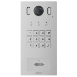 VTO3221E-P - Postazione esterna videocitofonica IP antivandalo IK08 in lega di alluminio, apertura tramite password o lettore di badge/TAG, 12Vdc/PoE - Dahua