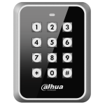 ASR1101M-D-V1 - Lettore per controllo accessi da interno antivandalo IK08, tessere ID card 125Khz, tastierino meccanico retroilluminato per ingresso su codice, collegamento su RS485 e Wiegand 26/34 - Dahua