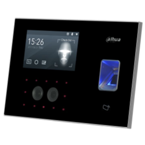 ASA6214F-D - terminale per rilevazione presenze e controllo accessi con riconoscimento facciale, display LCD touch 4.3", tessere Mifare 125Khz