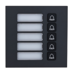 VTO4202FB-MB5 - Modulo 5 tasti meccanici per VTO4202FB-P in alluminio IP65 - Dahua