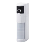 VXI-DAM-CMOD - Rivelatore doppia tecnologia antimascheramento da esterno con telecamera IP Wifi grandangolare (180°) integrata, rilevazione 90° portata 12mt, telecamera risoluzione 2Mp, slot per MicroSD - Optex