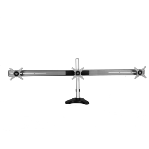 BL103 - Staffa da tavolo per 3 monitor fino a 24", VESA 100x100 e 75x75mm