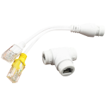 POE-SPLITTER - Accoppiatore e splitter PoE su cavo LAN, supporta PoE IEEE 802.3af/at, portata 130mt - Dsa Technology