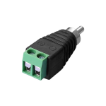 JACK-RCA : Connettore RCA maschio con morsetti a vite