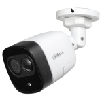 HAC-ME1200D-LS-S5 - Telecamera bullet 4in1 Active Deterrence 2.0 2Mp, ottica fissa 2.8mm, sensore PIR (10mt-110°), IR 20mt, deterrenza attiva tramite LED bianco e sirena, IP67, 12Vdc - Dahua