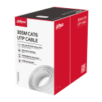 PFM920I-6UN-C - Matassa cavo UTP CAT6 con rip cord, conduttori in OFC/0.53mm, guaina in PVC - Box L. 305m