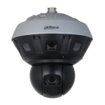 PSDW81642M-A180-D440-S3 Dahua - Telecamera panoramica 180° + Telecamera PTZ IP AI, 4x4Mp/4MP, 2.8 mm/zoom 40x, IR 400 m