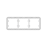 FRAME-3-SEATS - Telaio per tre interruttori LightCore - AJAX