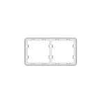 FRAME-2-SEATS - Telaio per due interruttori LightCore - AJAX