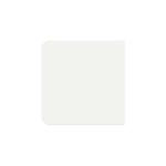 SIDEBUTTON-1-GANG-2-WAY-WHITE : Tasto singolo laterale per LightCore colore bianco  - AJAX