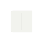 SIDEBUTTON-2-GANG-WHITE : Tasto doppio laterale per LightCore colore bianco  - AJAX