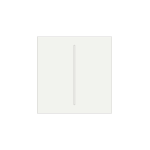 CENTERBUTTON-2-GANG-WHITE : Tasto doppio centrale per LightCore colore bianco  - AJAX