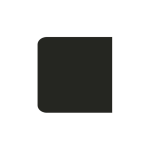 SIDEBUTTON-1-GANG-2-WAY-BLACK - Tasto singolo laterale per LightCore colore nero  - AJAX