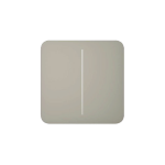 SOLOBUTTON-2-GANG-OLIVE - Tasto doppio per LightCore colore oliva - AJAX