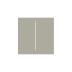 CENTERBUTTON-2-GANG-OLIVE - Tasto doppio centrale per LightCore colore oliva - AJAX