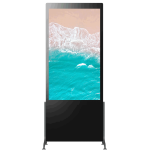 LDV43-SAI400K : Digital Signage LED 43" da pavimento, risoluzione 4K UHD, formato 9:16, case metallico, sistema operativo Android, connettività LAN, gestione remota tramita piattaforma MPS - Dahua
