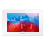 INT-TSH2-W - Tastiera touch 7'' colore bianco, compatibile con centrali Integra e Versa - Satel