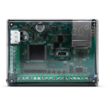 ETHM-A - Modulo IoT 8 ingressi NC-NO-ANALOGICI 0-10 V, 4 uscite, con scheda TCP/IP con app mobile per monitoraggio e supervisione di processi automatici (contenitore plastico incluso) - Satel