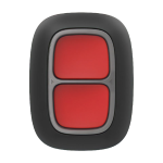 DOUBLEBUTTON - Pulsantiera di emergenza wireless a 2 bottoni colore nero - AJAX