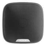 STREETSIREN - Sirena da Esterno wireless, potenza sonora regolabile tra 85 e 113 dB, colore nero - AJAX