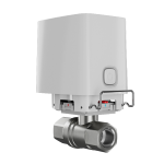 WATERSTOP-1/2-W : Valvola di interruzione dell'acqua controllata da remoto per tubi ma 1/2 pollice, compatibile con HUB-PLUS, HUB-2 ed HUB-HYBRID, colore bianco - AJAX