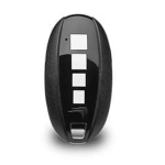 VELA - Radiocomando Vela rolling code 4 canali colore nero per ricevente Vela RX 4CH - Venitem