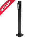 ASF172X-IT1 - Supporto verticale in acciaio preverniciato colore nero per ASI7213X-IT1 - Dahua