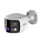 IPC-PFW3849S-A180-AS-PV - Telecamera IP TiOC DUO WizSense Bullet 2X4MP, ottica fissa 2.8mm (180° complessivi), Smart Dual IR 25mt /LED 20mt, in/out allarme, in/out audio, audio bidirezionale integrato, WDR 120dB e 3D DNR, SMD 4.0, SD card, PoE - Dahua