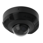 DOMECAM-MINI-5MP-2.8MM-B - Telecamera IP cablata con risoluzione fino a 5Mp e angolo di visione di 100°–110°, colore nero - AJAX