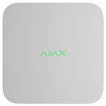 NVR-16CH-W - NVR 16 canali fanless, risoluzione fino a 4K, compatibile ONVIF, colore bianco - AJAX
