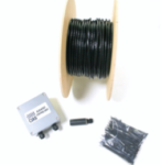 BF-KIT250PLUS  Cias - Blackfeet sistema a cavo sensore magnetofonico lineare per altissima capacita' di rilevazione su recinzioni o muri pre-assemblato Kit completo da 250m