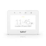 INT-TSG2R-W Satel - Tastiera touch personalizzabile 4.3'', con lettore di prossimità MIFARE (lettore compatibile solo con centrali INTEGRA), colore bianco.