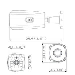 TPC-BF5401-B13 : Telecamera termica bullet IP serie Pro 400x300 VOx ottica 13mm, rilevazione fiamme e allarme, IVS, micro SD, IP67, PoE/ePoE - Dahua