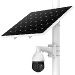 KIT-2-SOLAR-SPEED - Speed dome IP Wiz Sense 4G 4MP zoom ottico 25X SD49425DB-HNY-GQ-EAU (accessori di fissaggio a palo PFA111+PFA150 inclusi) + pannello solare 100W (PFM3640LS-D1B100) completo di batteria al litio ternario da 40Ah - Dahua