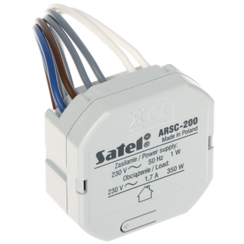 ARSC-200 - Relè per tapparelle e tende wireless (230 V AC) - Satel
