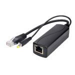 POE-SPLIT-30W - PoE splitter Ingresso RJ45 (PoE) / Uscita RJ45 e jack Potenza massima 30 W / DC 12 V / 2A