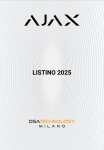 Listino Ajax Systems - 2025