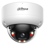 IPC-HDBW3449E-S-IL - Telecamera dome IK10 IP AI WizSense Smart Dual Light 4MP, LED 40m / IR 40m, ottica fissa 2.8 mm, microfono integrato, WDR 120 dB, protezione perimetrale, SMD 4.0, AcuPick, micro SD (512 GB), 12Vdc/PoE - Dahua