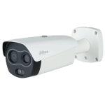 TPC-BF4441-B13F6-V1 Dahua - Telecamera biottica termica, risoluzione 4MP (ottica) / 400×300 (termica), ottica 6mm (ottica) / 13mm (termica), IR 30mt, Fire e Smoking Detection con allarme a bordo, Perimeter Protection, PoE