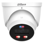 IPC-HDW3649H-AS-PV-PRO Dahua - Telecamera eyeball IP AI WizSense TiOC Full-color con Smart Dual Illuminator e deterrenza attiva 6 MP, ottica fissa 2.8 mm, IR 30 m, in/out allarme, audio bidirezionale, PoE