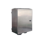 BCKBOX8L2INOX - Unità di alimentazione managed con alloggio batteria tampone IP66 in acciao Inox, include switch PoE L2 (8+2 SFP di rilancio), cassetto ottico 4 fibre, alloggio per router 4G, 3 out 12Vdc, RS485, RS232, multipresa di servizio, supervisiona