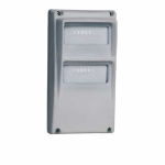 WP-HER12 Wolf - Sensore Doppio Infrarosso per Esterno, 12 mt. 80, altezza di montaggio 1/1,2mt. Con Antimask. Sensibilita' regolabile, IP55. Pile 2 x 1,5v size AA (non comprese). Dim.: 170x83x52mm.