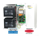 W-UB-2770ENC Wolf - Unita' tipo B (per 2 batt.18Ah) con alimentatore 27,6Vcc  6,4A. Certificata EN54-4  +  EN 12101-10:2006  sistemi EVAC e controllo fumi