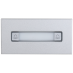 VTO4202F-MDB2 Dahua - Modulo doppi pulsanti meccanici (1/2 tasti configurabili) per VTO4202F-P / VTO4103F in alluminio IP65 antivandalo IK07, alimentazione fornita da VTO <0.6 W