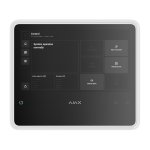 EN54-Fire-Hub-Jeweller-W Ajax - Apparecchiatura di controllo e segnalazione (CIE) wireless per un sistema di allarme antincendio, che supporta dispositivi di protezione contro le intrusion