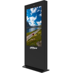 LDV55-EAO400L - Digital Signage LED 55" da pavimento da esterno IP55, risoluzione 4K UHD, formato 9 - 16, case metallico, sistema operativo Android, connettività LAN, gestione remota tramita piattaforma MPS - Dahua