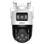 IPC-WPT1539DD-SW-5E2-PV - Telecamera PT IP/Wi-Fi 6 con doppia ottica e Smart Dual Light IP66, risoluzione 2x5Mp, ottiche 2.8mm/6mm (PT), IR/LED 50/40mt, audio bidirezionale, human/pet detection, deterrenza attiva, Bluetooth, 12Vdc - Dahua