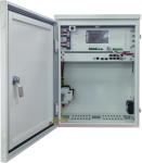 UNITA' ALIMENTAZIONE 8 canali per pannello solare switch managed L2 8 porte PoE Gigabit + 2 SFP schermo touch screen 5" controller MPPT per pannello solare Software di monitoraggio incluso 